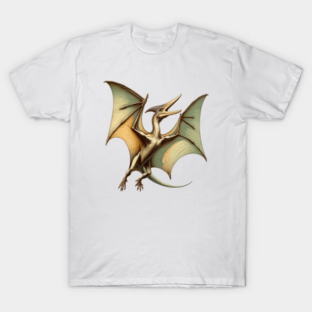 Pterodactyl in Flight T-Shirt by encyclo